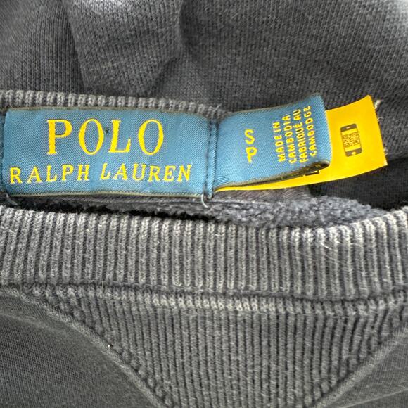 Ralph Lauren Polo Bear Fleece Sweatshirt Navy - Picture 3 of 3